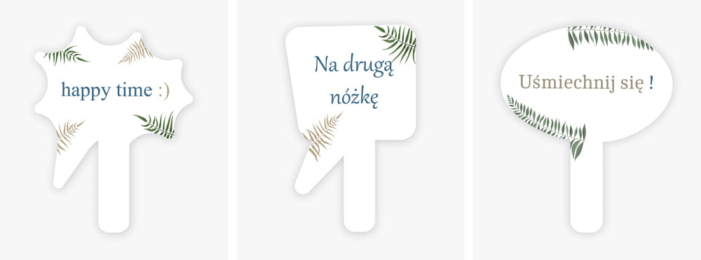 Tabliczki do zdjęć na każdą okazję 15 sztuk