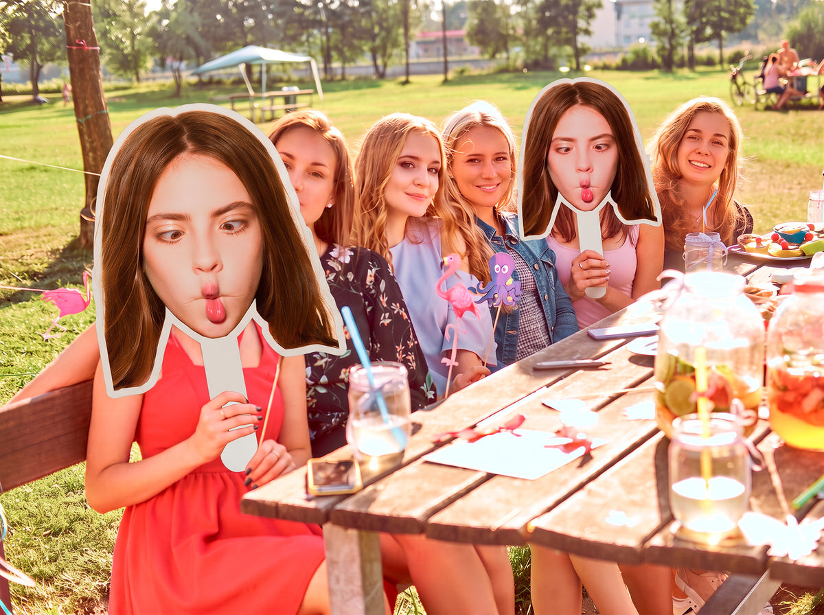 Personalizowana twarz ze zdjęcia zestaw 4 szt