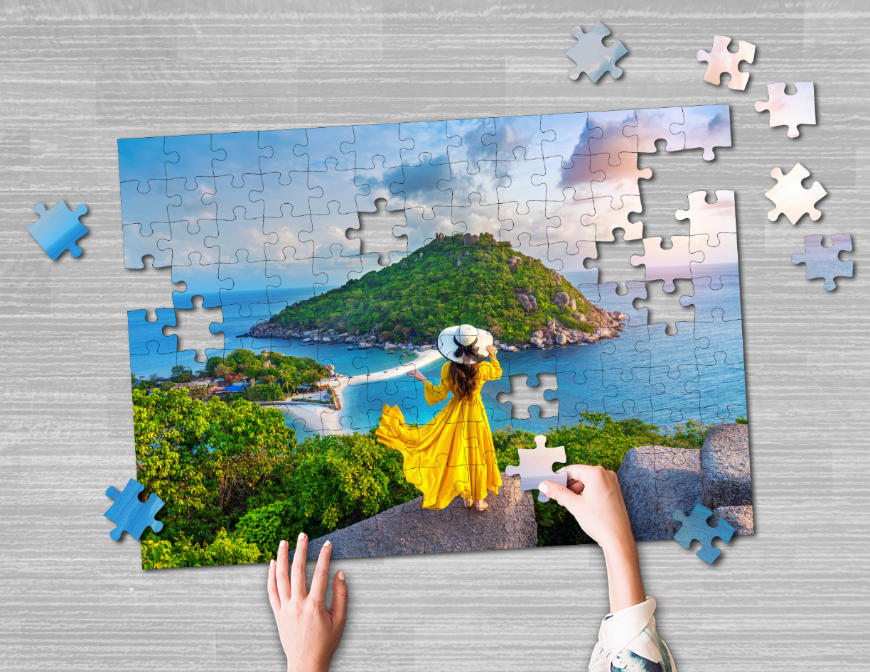 Foto puzzle 50 GIGA elementów w woreczku