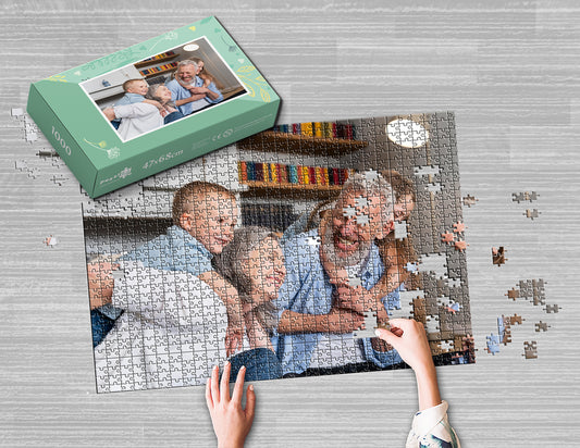 Photo puzzle 1000 pieces 47 x 68 cm / 18.5 x 26.7 inches in a box