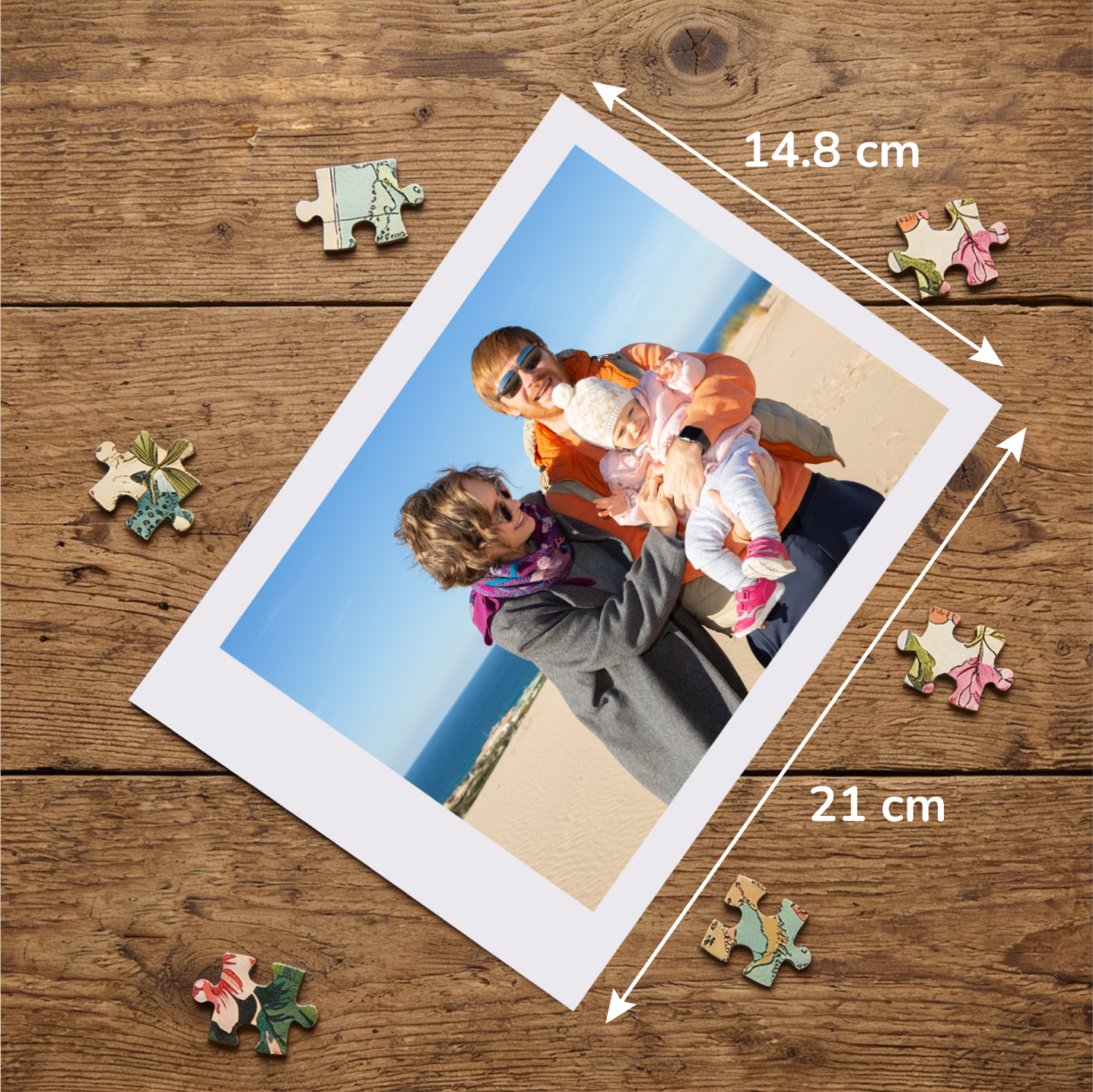 Foto puzzle 100 elementów  29 x 40 cm w woreczku