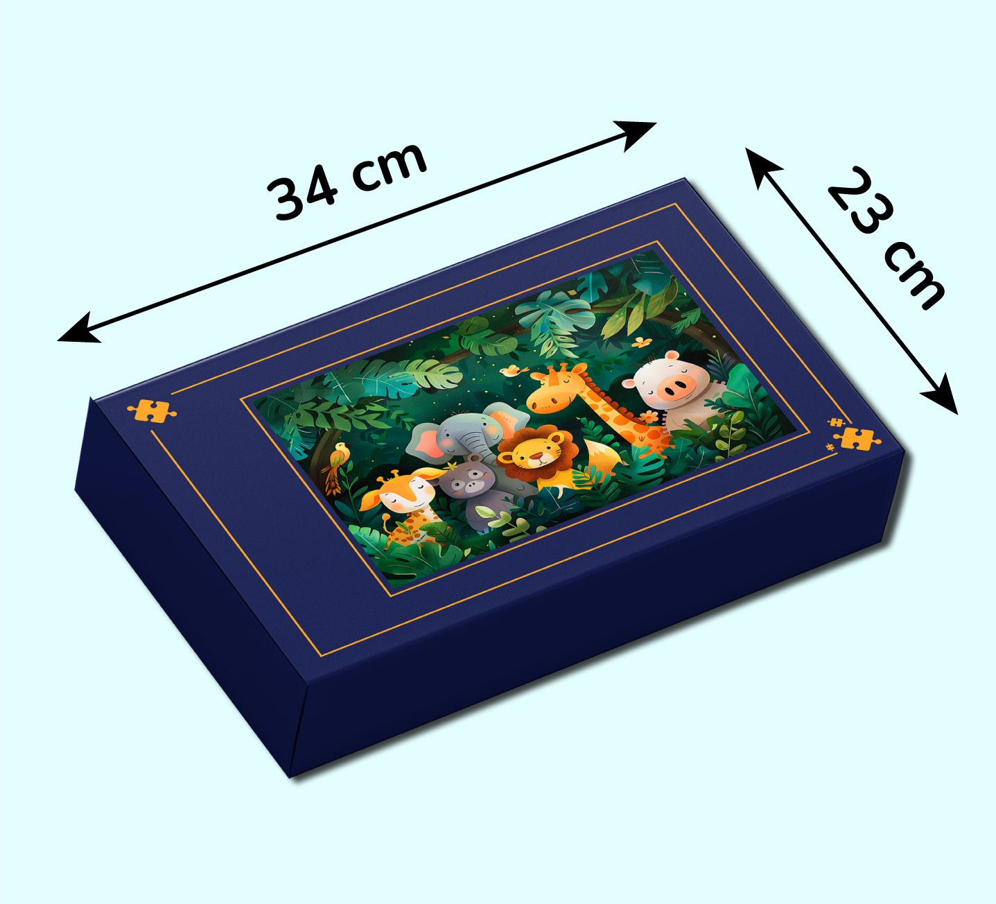 Foto puzzle 100 GIGA elementów  60 x 85 cm w pudełku