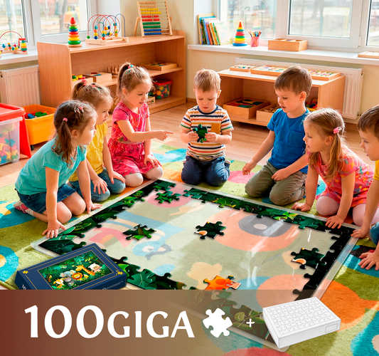 Foto puzzle 100 GIGA elementów  60 x 85 cm w pudełku