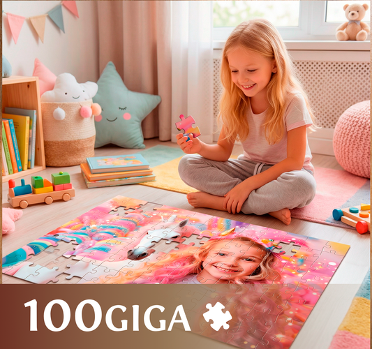 Foto puzzle 100 GIGA elementów 60 x 85 cm w woreczku