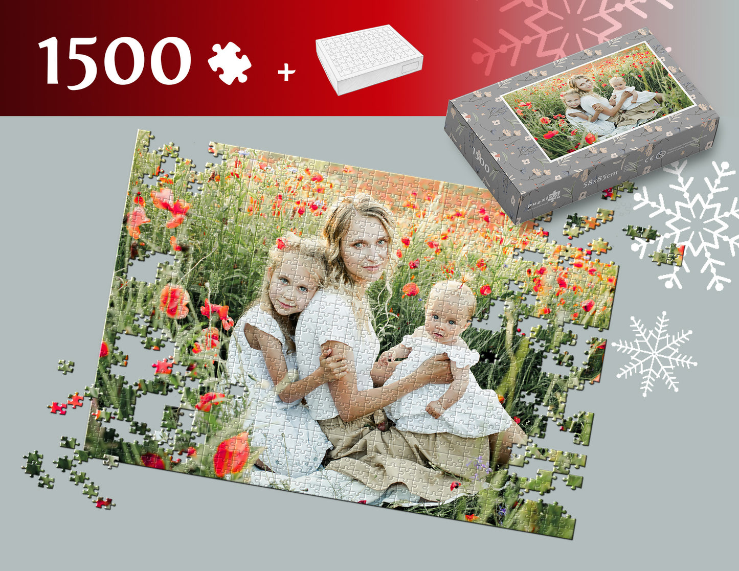 Foto puzzle 1500 elementów 58 x 85 cm w pudełku