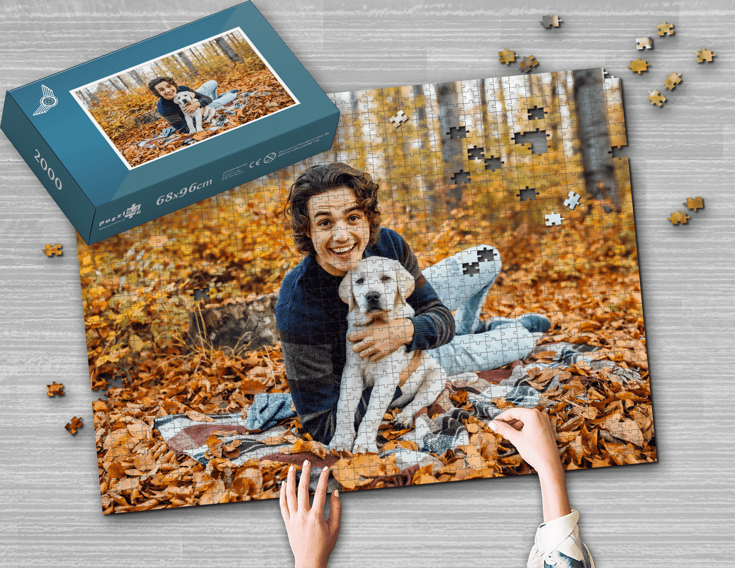 Fotopuzzle 2000 elementów 68 x 96 cm w pudełku