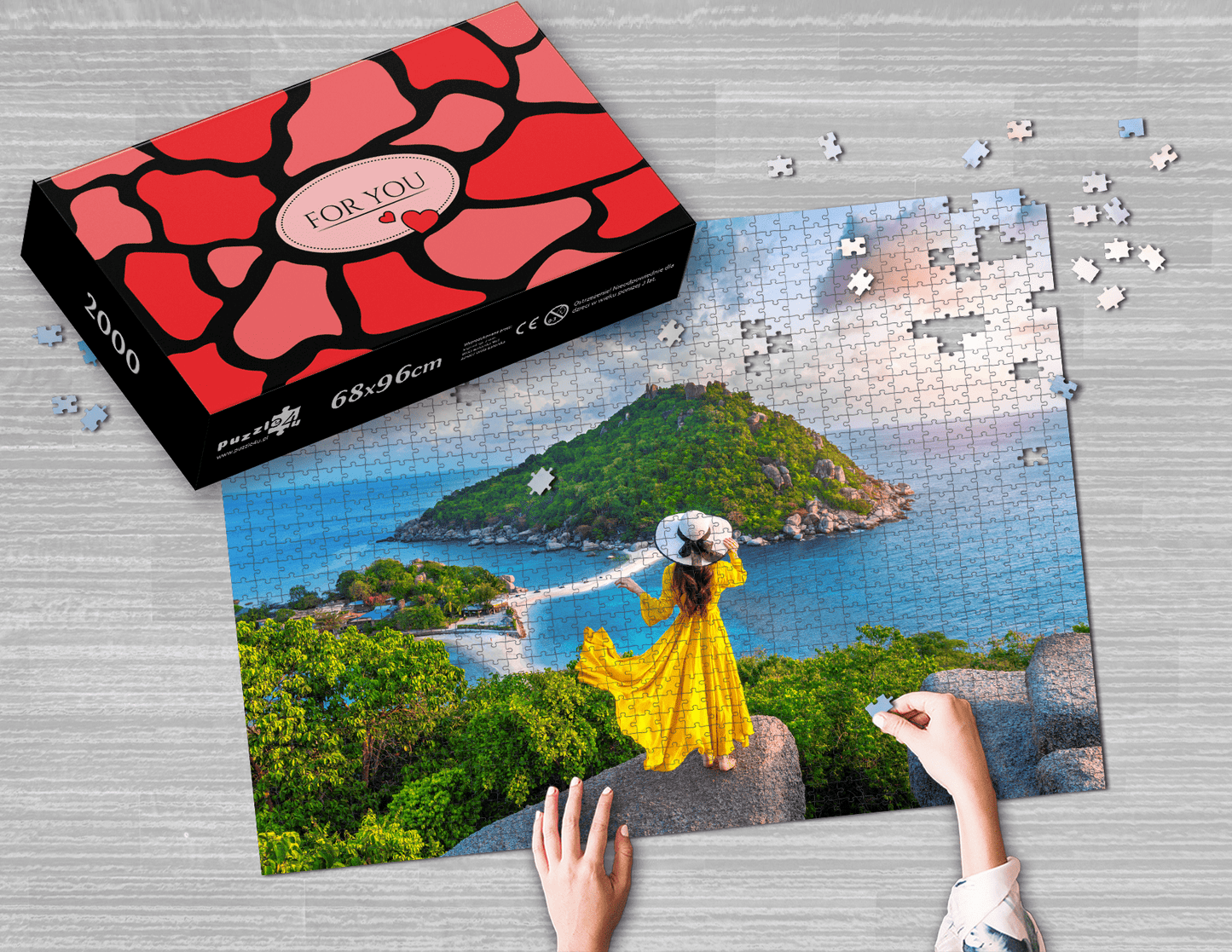 Fotopuzzle 2000 elementów 68 x 96 cm w pudełku