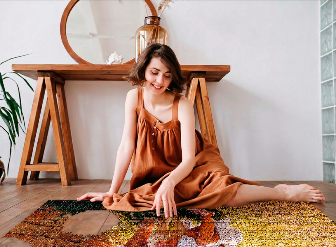 Photo puzzle XXL 4000 pieces 94 x 136 cm/37,7 x  53,5 inches in a box