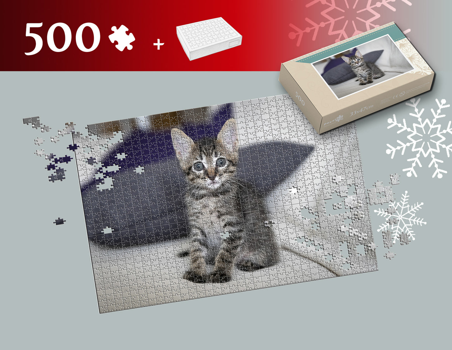 Foto puzzle 500 elementów 33 x 47 cm w pudełku