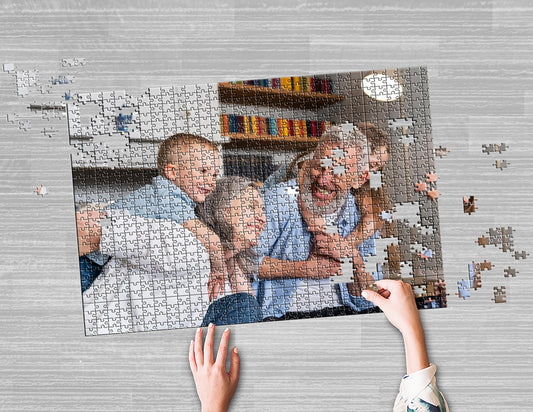 Photo puzzle 1000 pieces 47 x 68 cm / 18.5 x 26.7 inches in a bag