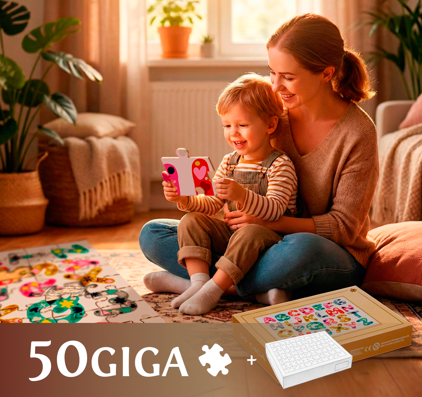 Foto puzzle 50 GIGA elementów  60 x 85 cm w pudełku
