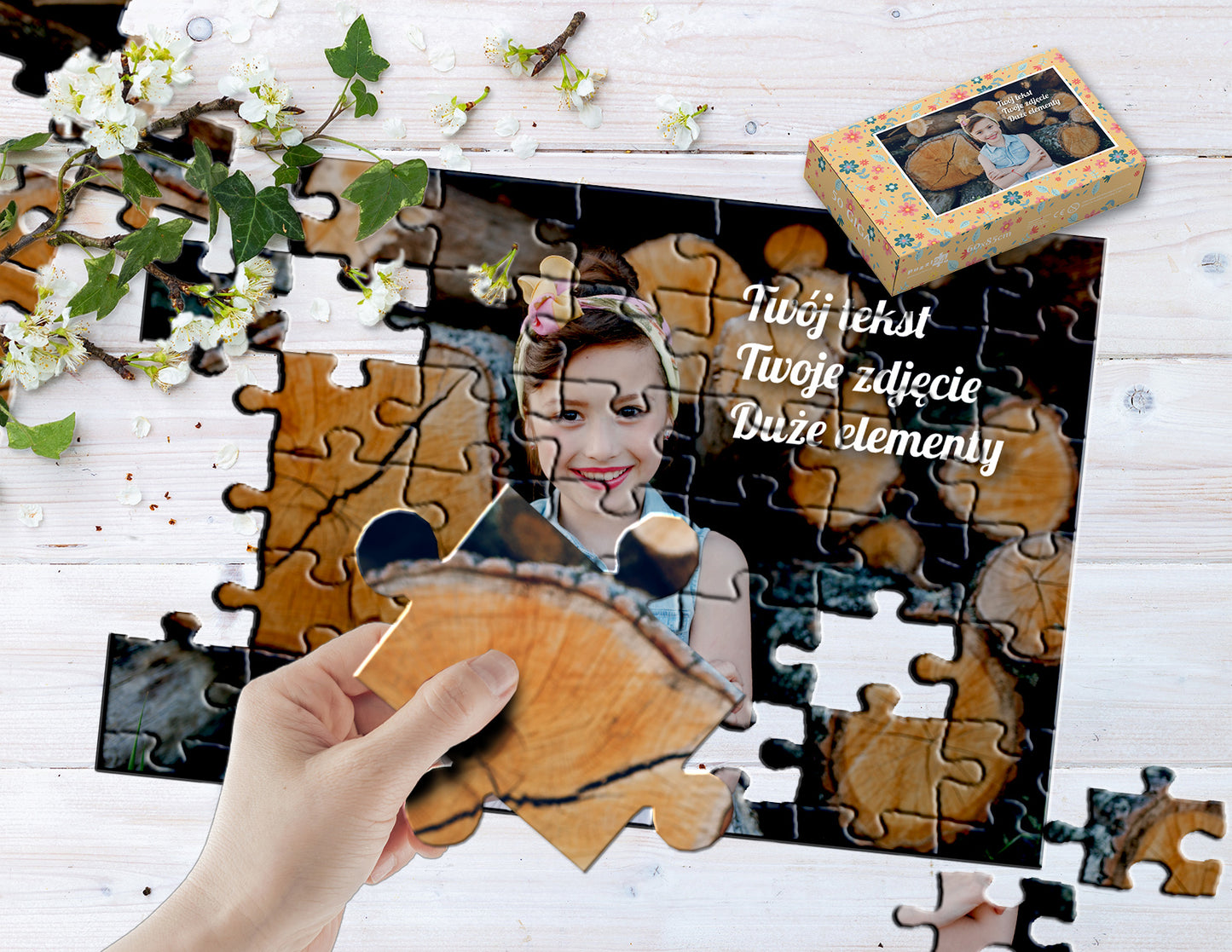 Photo puzzle 50 GIGA pieces 60 x 85 cm/ 33.5 x 23.6 inches  in a box