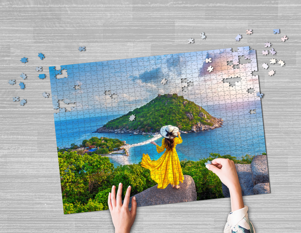 Foto puzzle 1500 elementów w woreczku