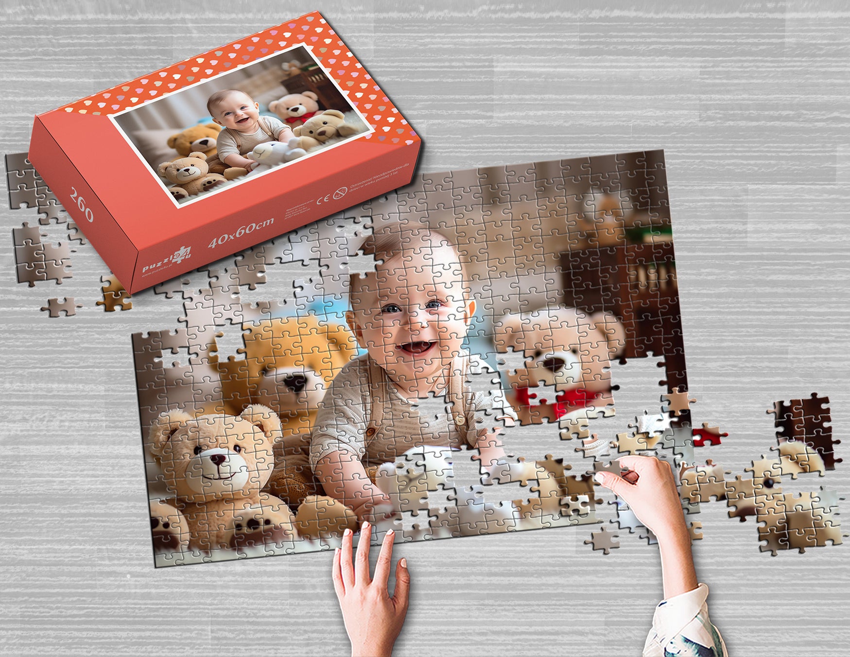 Fotopuzzle 260 elementów 40 x 60 cm w pudełku – Puzzle4u
