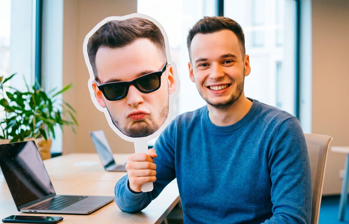 Personalizowana twarz ze zdjęcia zestaw 4 szt