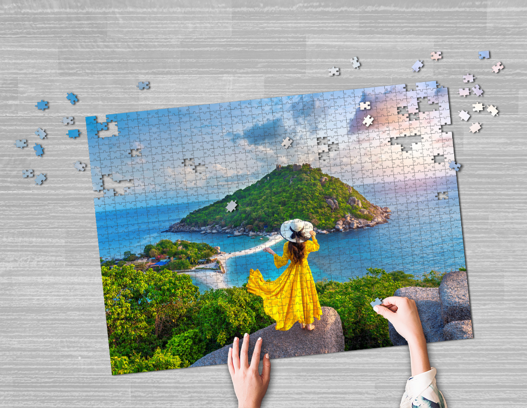 Foto puzzle 3000 elementów w woreczku