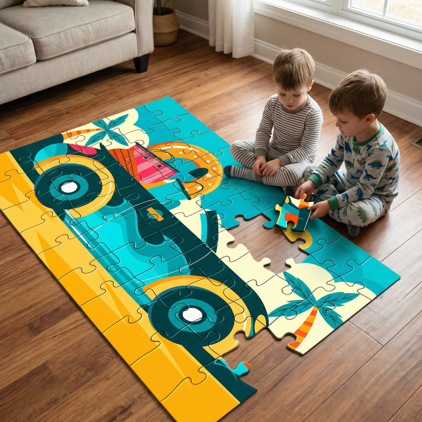 Foto puzzle 50 GIGA elementów 60 x 85 cm w woreczku