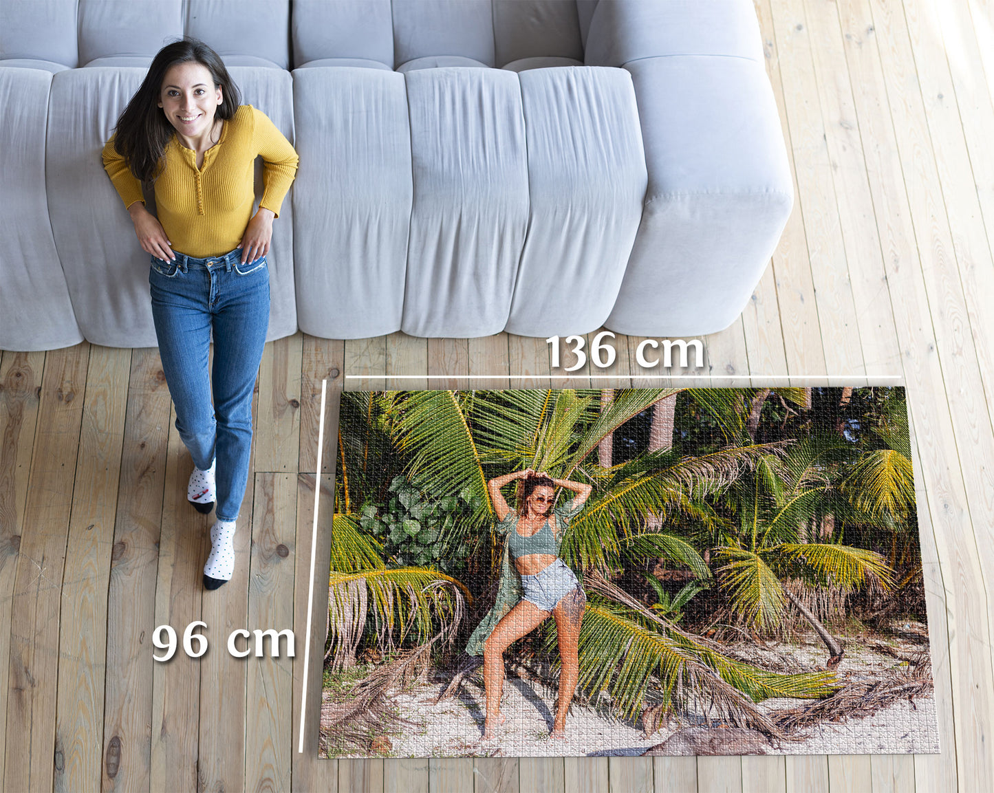Photo puzzle XXL 4000 pieces 94 x 136 cm/37,7 x  53,5 inches in a box