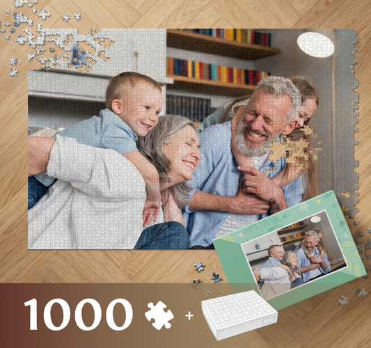 Photo puzzle 1000 pieces 48 x 68 cm / 18.9 x 26.7 inches in a box