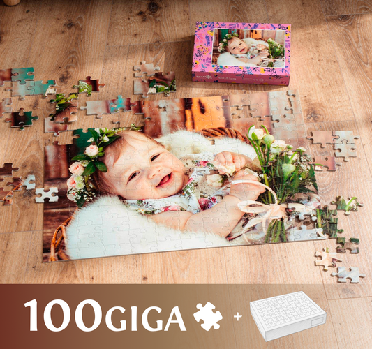 Photo puzzle 100 GIGA pieces  60 x 85 cm / 33.5 x 23.6 inches in a box