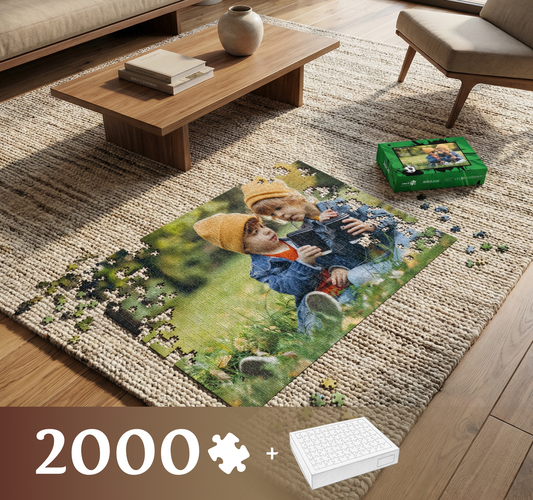 Photo puzzle 2000 pieces 68 x 92 cm / 26.7 x 37.7 inches in a box