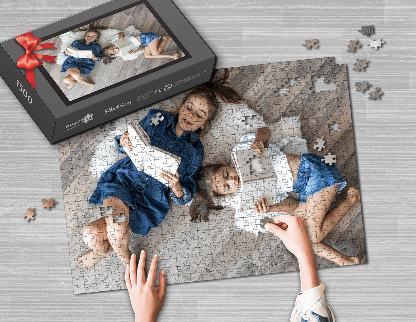 Foto puzzle 1500 elementów 58 x 85 cm w pudełku